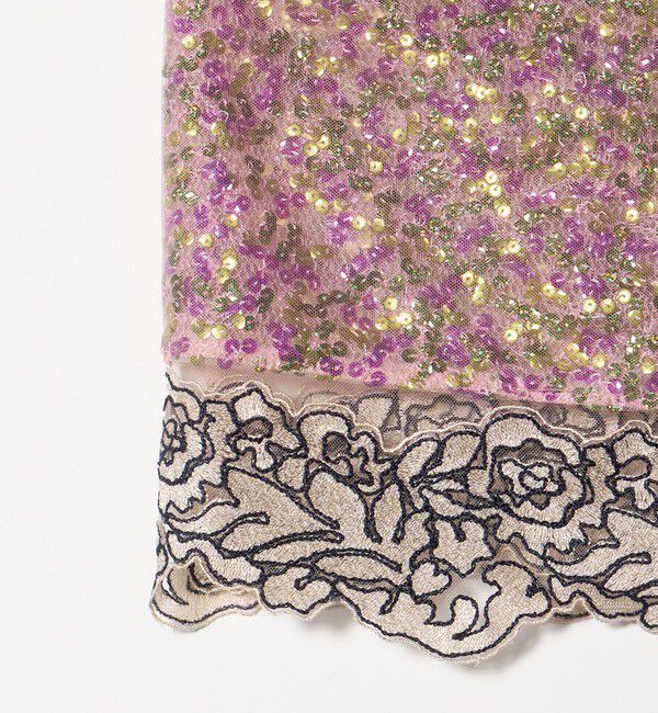 AEWEN MATOPH「＜AEWEN MATOPH＞チュールスパンコールレースラップスカート」|スカート|