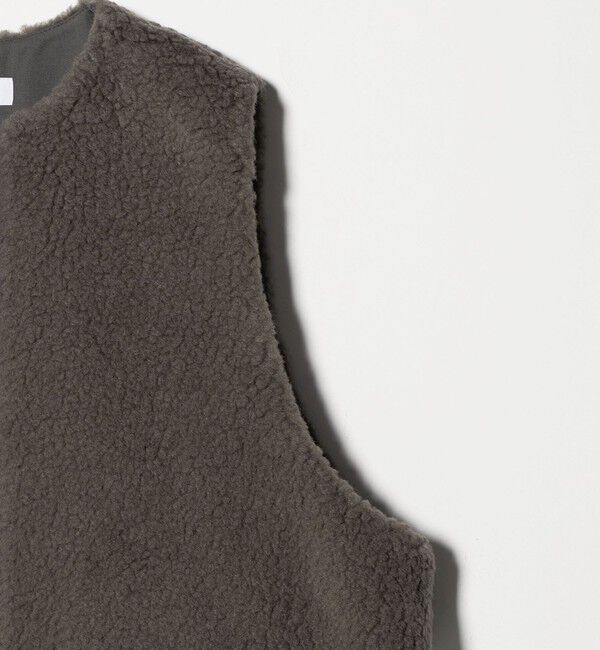 UNITED ARROWS「＜SACRA＞ボア ミニベスト」|ベスト・ジレ|