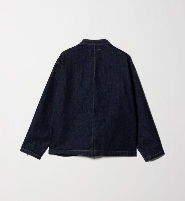 ASTRAET「＜ASTRAET＞デニム ノーカラー ジップブルゾン UNISEX」|デニムジャケット|