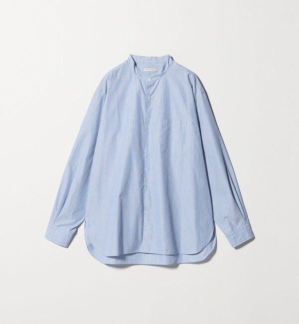 UNITED ARROWS「カリビアーナミルズ ポプリン バンドカラーシャツ」|シャツ・ブラウス|