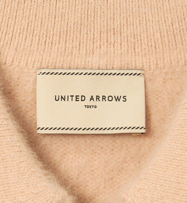 UNITED ARROWS「フォックスカシミヤ ショートスリーブ ポロニット」|ニット・セーター|