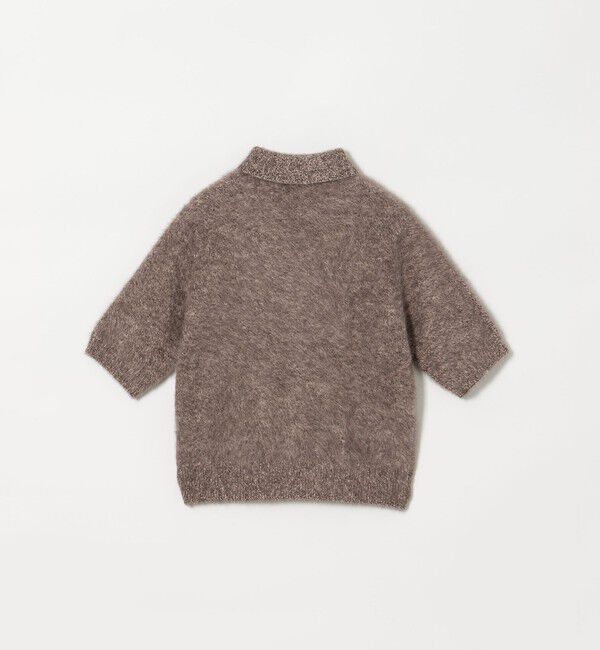 UNITED ARROWS「フォックスカシミヤ ショートスリーブ ポロニット」|ニット・セーター|