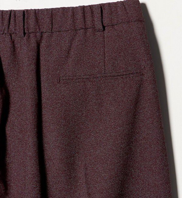 UNITED ARROWS「2タック メランジ ワイド パンツ ‐ウォッシャブル‐」|スラックス|