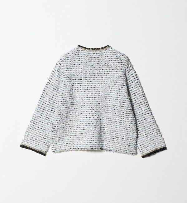 UNITED ARROWS「ツイードライク ニットカーディガン」|カーディガン|