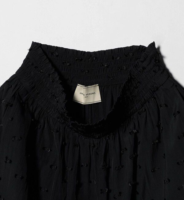 UNITED ARROWS「ドットカットジャガード イージー ワイド パンツ ‐ウォッシャブル‐」|チノ|