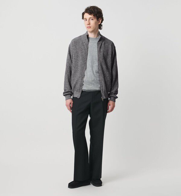 UNITED ARROWS「ジップアップ ドライバーズニット」|カーディガン|