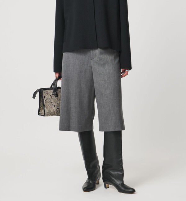 UNITED ARROWS「ギャバ ハーフパンツ」|その他|DK.GRAY