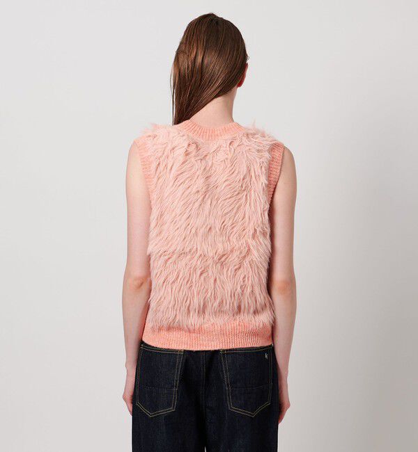 ASTRAET「＜ASTRAET＞シャギー Vネック ベスト」|ベスト・ジレ|