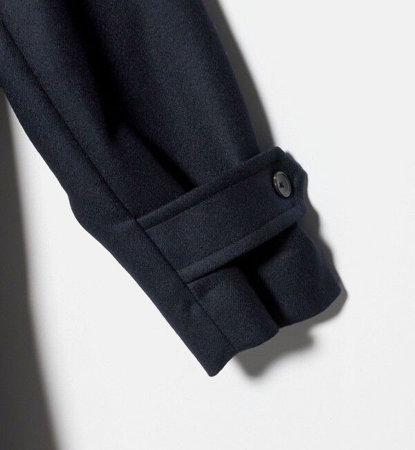 UNITED ARROWS「ウーステッドメルトン バルマカーンコート」|ステンカラーコート|