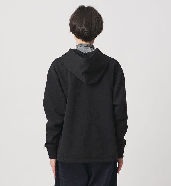 UNITED ARROWS「リーヴズ ジャガード スウェット パーカー」|パーカー|