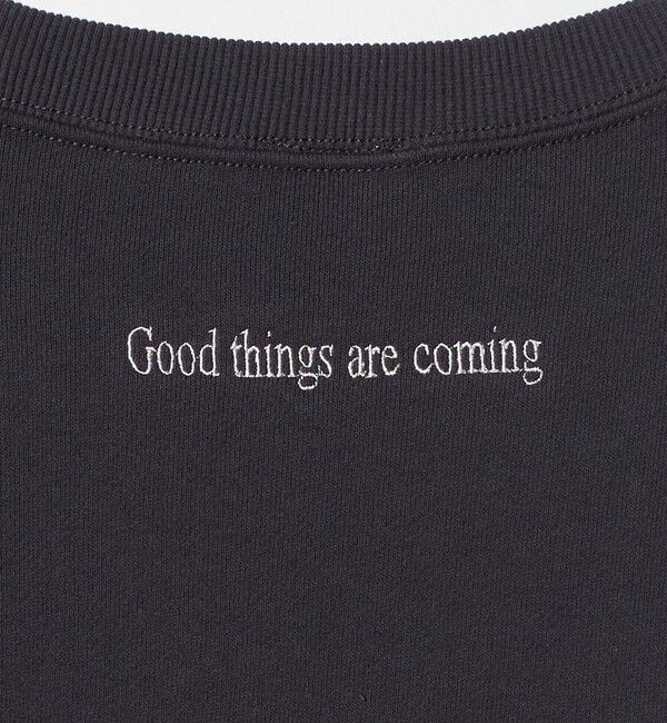 UNITED ARROWS「【別注】＜HANDTEX＞メッセージ スウェット」|Tシャツ・カットソー|