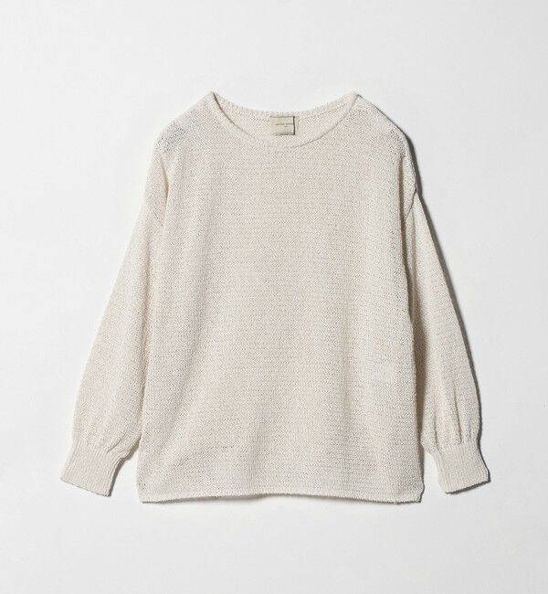 UNITED ARROWS「ペーパー プルオーバー ニット」|ニット・セーター|NATURAL