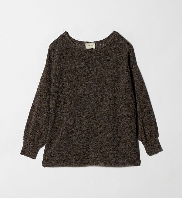 UNITED ARROWS「ペーパー プルオーバー ニット」|ニット・セーター|DK.BROWN