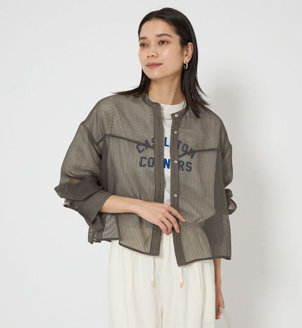 UNITED ARROWS green label relaxing「シアー コードレーン シャツ」|シャツ・ブラウス|MOCA