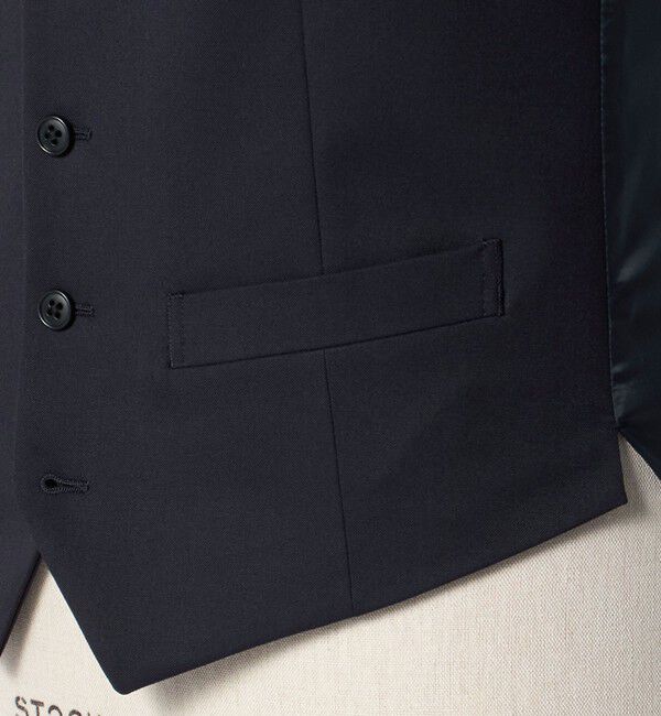 UNITED ARROWS green label relaxing「A+ TWPU サージ スリム 5B セットアップベスト -ウォッシャブル-」|スーツ|