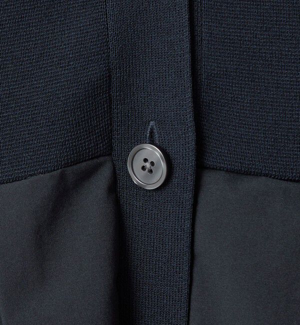 UNITED ARROWS green label relaxing「ドッキング ペプラム Vネック ニット カーディガン -ウォッシャブル-」|カーディガン|