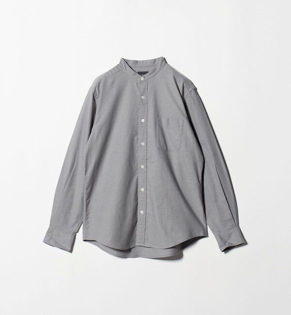 UNITED ARROWS green label relaxing「ナチュラルフィット  バンドカラー シャツ」|シャツ・ブラウス|