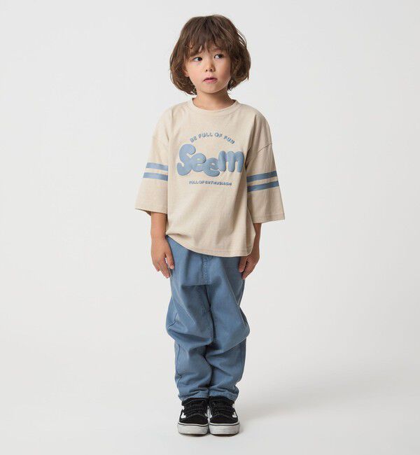 UNITED ARROWS green label relaxing「テンジク ロゴプリント Tシャツ / キッズ  100cm-130cm」|Tシャツ・カットソー|