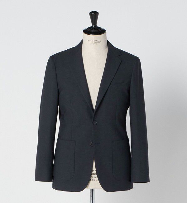 UNITED ARROWS green label relaxing「A+ ウールライク 2B スタンダード 2P ジャケット -ウォッシャブル・ストレッチ-」|テーラードジャケット|