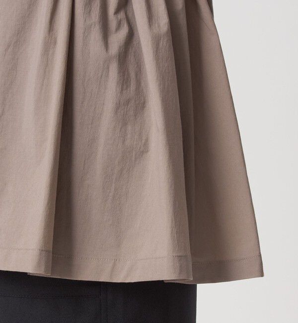 UNITED ARROWS green label relaxing「ウエスト ギャザー ハオリ ロングスリーブ シャツ」|シャツ・ブラウス|