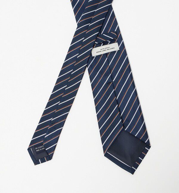 UNITED ARROWS green label relaxing「GLR シルク2 8.0cm ストライプ4 ネクタイ」|ネクタイ・蝶ネクタイ|