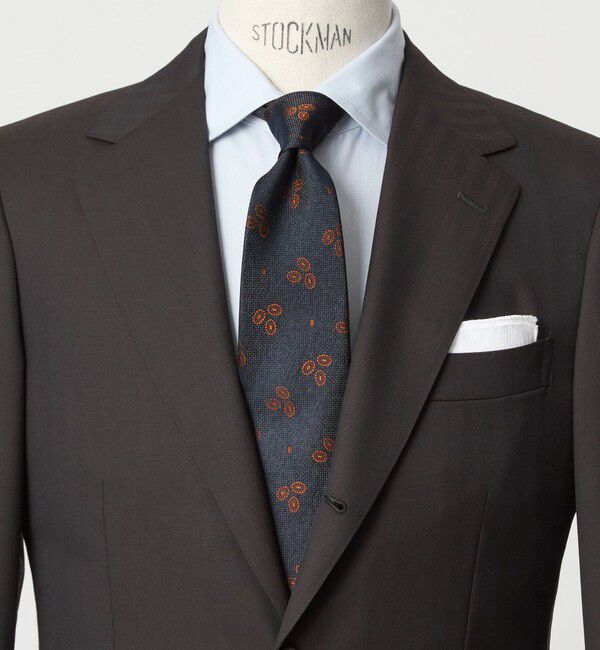 UNITED ARROWS green label relaxing「GLR ジャパン ヴィンテージ 8.0cm コモン1 ネクタイ」|ネクタイ・蝶ネクタイ|DK.GRAY