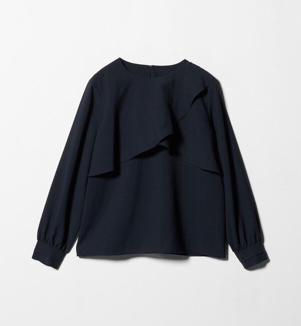 UNITED ARROWS green label relaxing「ケープ ロングスリーブ ブラウス」|シャツ・ブラウス|