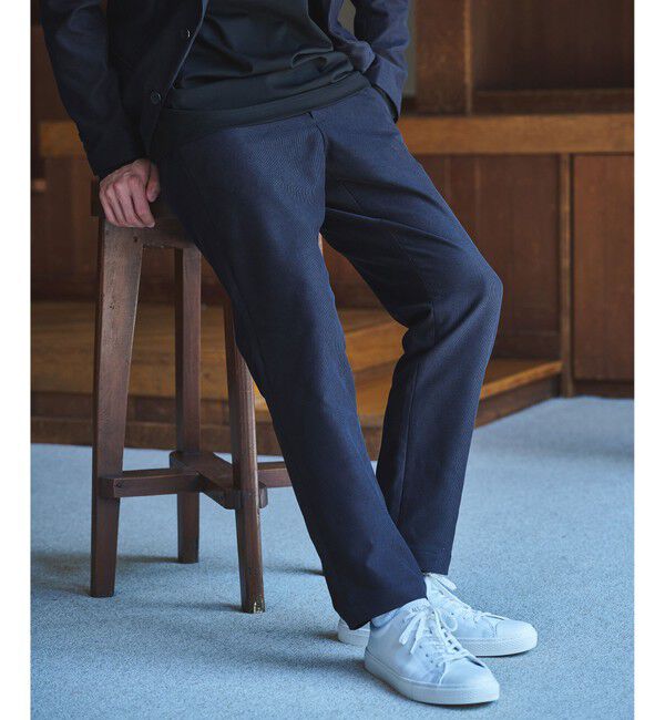 UNITED ARROWS green label relaxing「ピケ コーデュロイ ナロー ユーティリティパンツ イージーパンツ S1 -ストレッチ-」|その他|NAVY