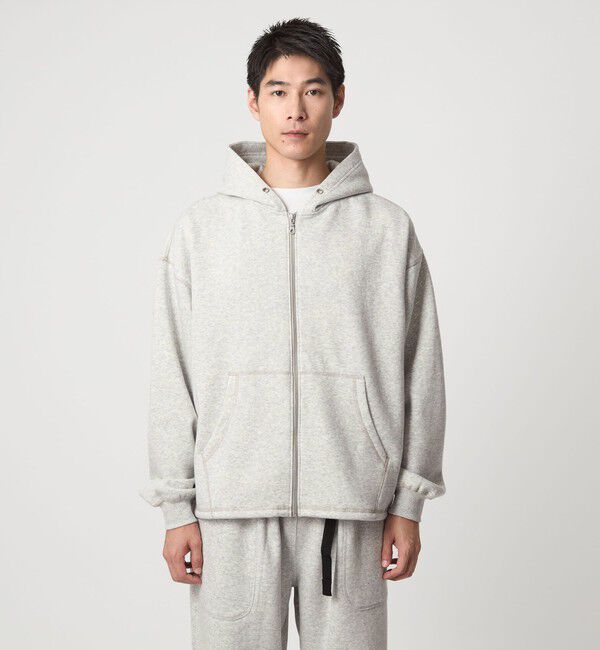 UNITED ARROWS green label relaxing「【WEB限定】＜GLR or＞ドロスト スウェット ジップ パーカー」|パーカー|