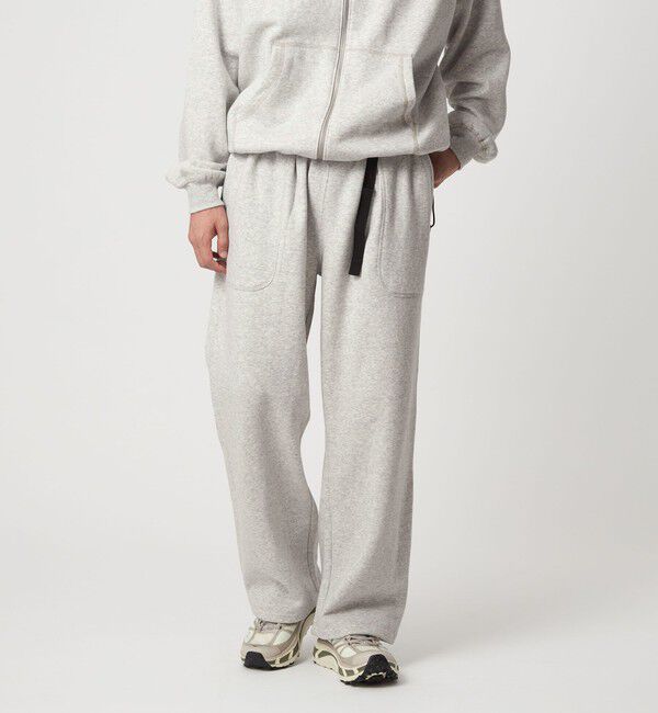 UNITED ARROWS green label relaxing「【WEB限定】＜GLR or＞スウェット ウェビングベルト ファティーグ パンツ」|その他|MD.GRAY