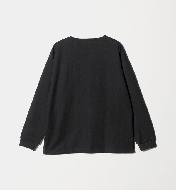 UNITED ARROWS green label relaxing「ハーフゲージ ダブルフェイス ノーカラー カットソー」|Tシャツ・カットソー|