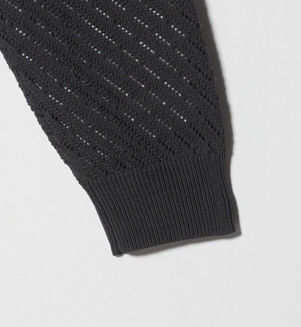 UNITED ARROWS green label relaxing「メッシュ レイヤード クルーネック ニット」|ニット・セーター|