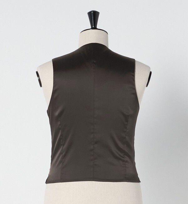 UNITED ARROWS green label relaxing「A+ TWPU バーズアイ 5B スリム ベスト -ウォッシャブル-」|ベスト・ジレ|