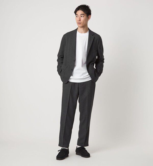 UNITED ARROWS green label relaxing「ウォッシャブル フラノ ツイル リラックス ジャケット -ストレッチ-」|テーラードジャケット|
