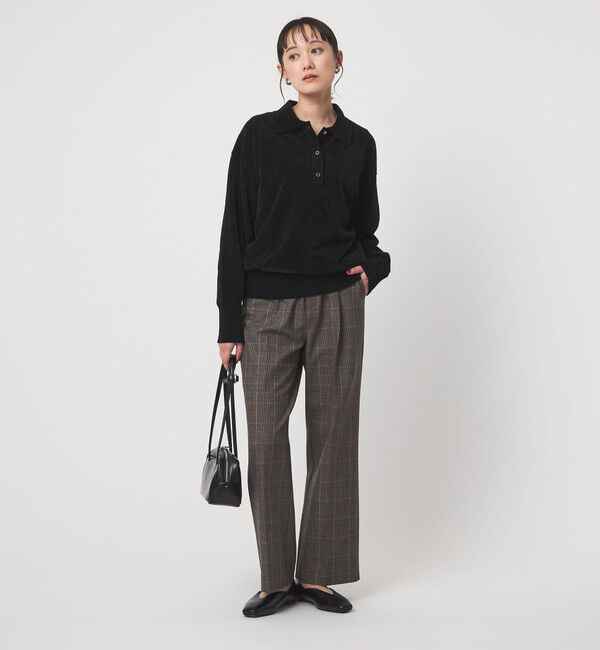 UNITED ARROWS green label relaxing「モールヤーン ポロニット プルオーバー ウォッシャブル」|ニット・セーター|