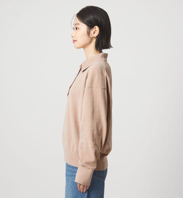 UNITED ARROWS green label relaxing「モールヤーン ポロニット プルオーバー ウォッシャブル」|ニット・セーター|