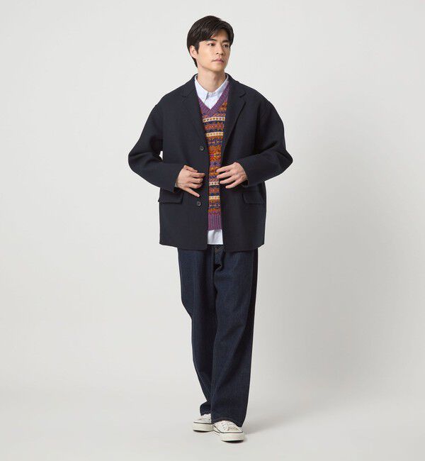 UNITED ARROWS green label relaxing「ウール ナイロン リバー ジャコット アウター」|その他|