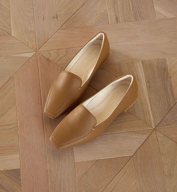 UNITED ARROWS green label relaxing「クッショニーシューズ メタルチップ モカ / フラットシューズ」|ローファー|