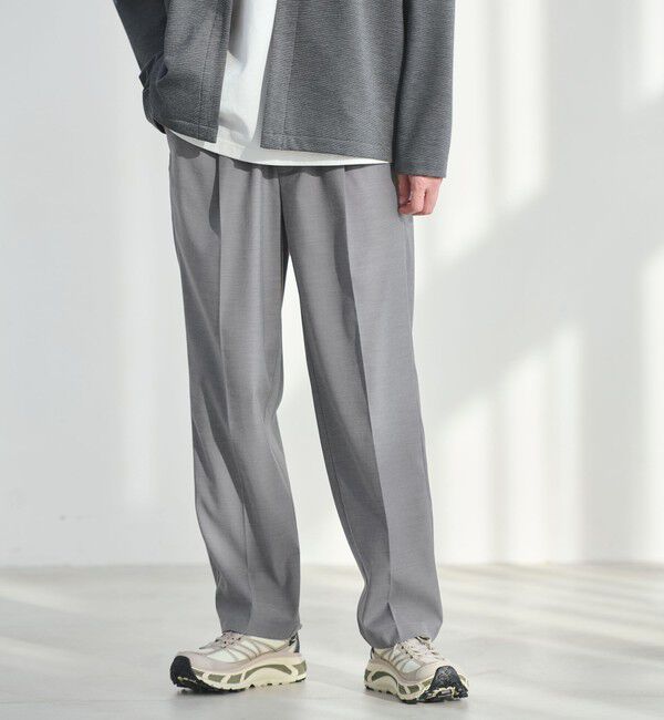 UNITED ARROWS green label relaxing「CARREMAN オルマイ ワイド パンツ W3 -ストレッチ-」|その他|LT.GRAY