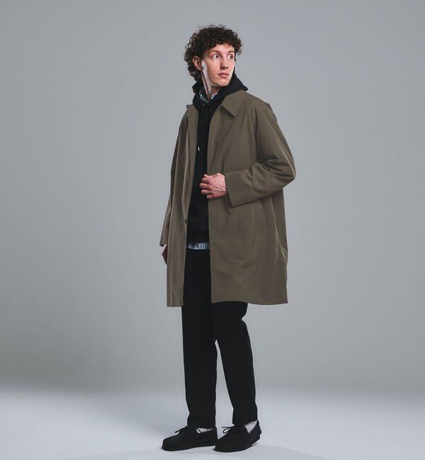 UNITED ARROWS green label relaxing「ナイロンオックス ステンカラーコート ‐撥水‐」|ステンカラーコート|
