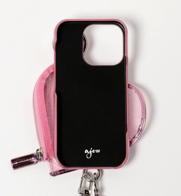 BEAUTY&YOUTH UNITED ARROWS「＜ajew＞PVC HEART PLANET POCKET iPhone16Proケース」|モバイルケース|