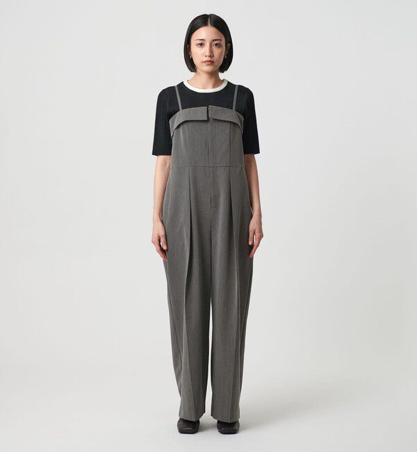 BEAUTY&YOUTH UNITED ARROWS「【WEB限定】ドレープツイルオールインワン ウォッシャブル」|オールインワン|