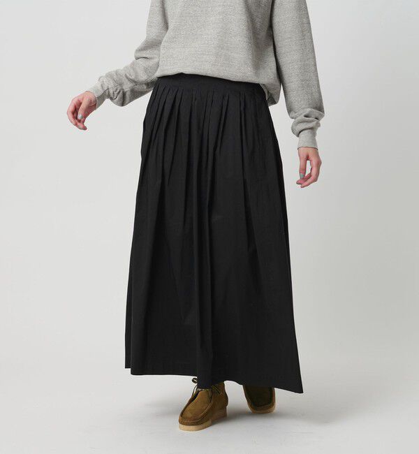 BEAUTY&YOUTH UNITED ARROWS「ポリエステルコットン タックフレアスカート」|スカート|