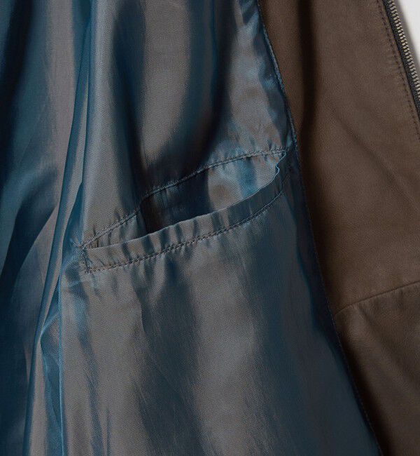 MONKEY TIME「スエード クロップド ジップ ジャケット」|その他|