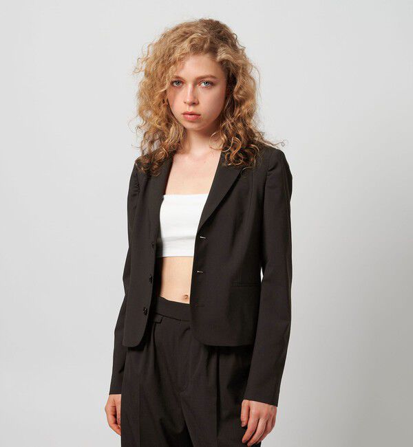 ATTISESSION「＜ATTISESSION＞ショート ジャケット」|テーラードジャケット|