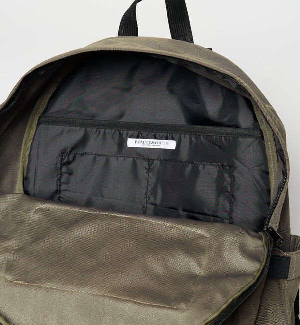 BEAUTY&YOUTH UNITED ARROWS「ダブル ポケット リュック 撥水」|リュック|