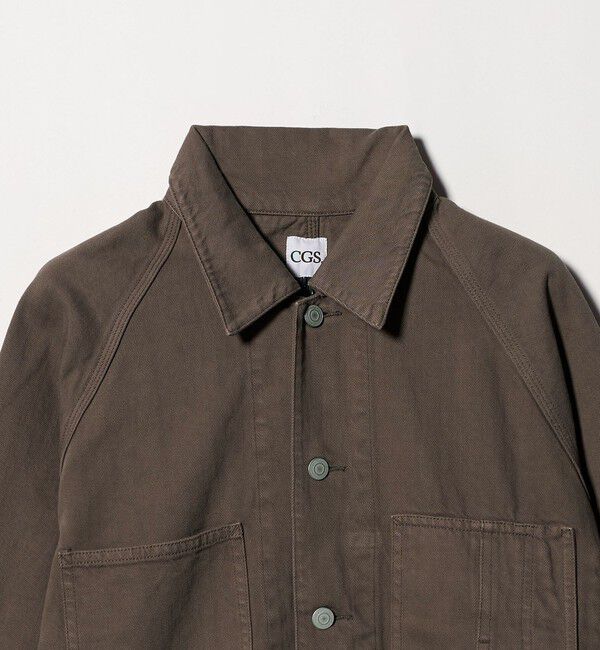 California General Store「＜CGS.＞オーガニック コットン デニム カバーオール ジャケット」|ミリタリー・モッズコート|