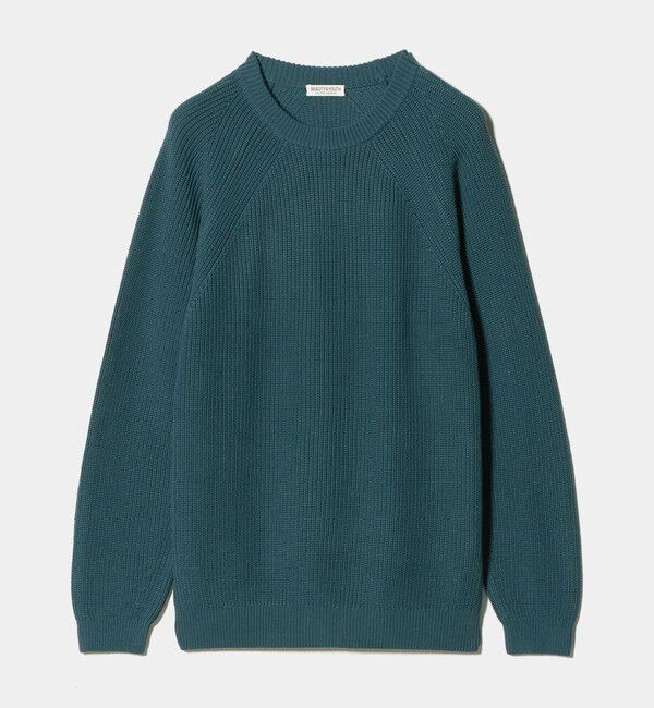 BEAUTY&YOUTH UNITED ARROWS「クリスプ アゼ スリーク クルーネック ニット」|ニット・セーター|