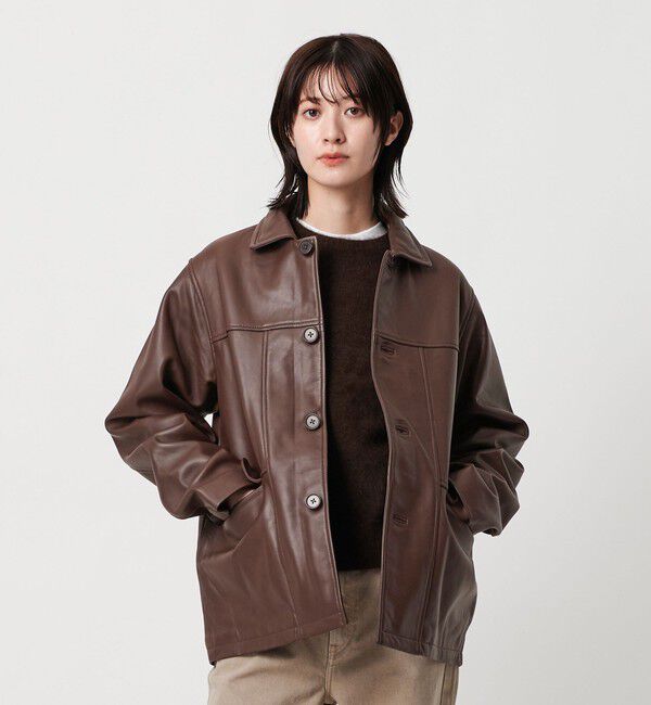 BEAUTY&YOUTH UNITED ARROWS「【別注】＜TOWNCRAFT＞レザージャケット」|その他|MD.BROWN