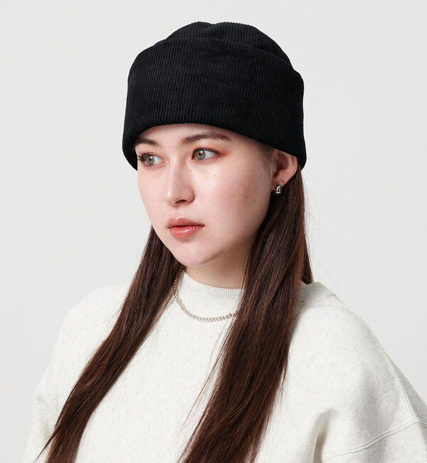 BEAUTY&YOUTH UNITED ARROWS「コーデュロイ ロシアン ハット」|ハット|BLACK